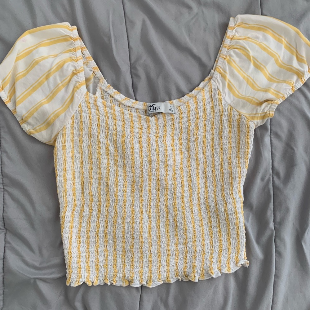 striped crop top